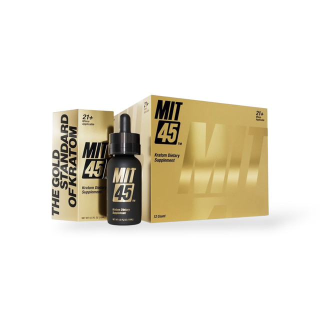 MIT45 Gold Liquid Kratom Extract Shot - 15ml - Image 3