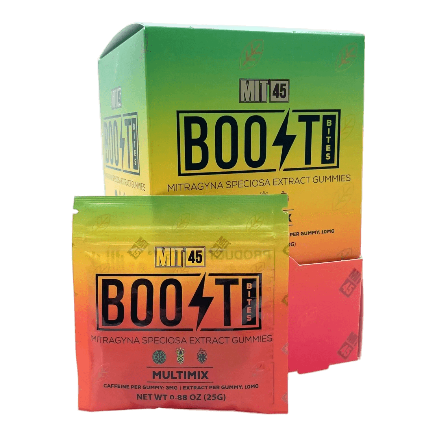 MIT45 Boost Bites Kratom Extract Gummies - 5ct - Image 2